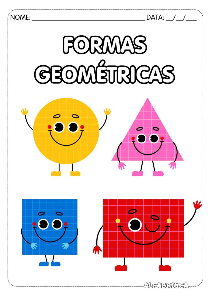 Formas geométricas - Conjunto de atividades - Alfabrinca