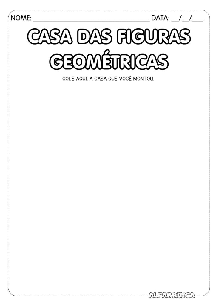 Formas geométricas - Conjunto de atividades - Alfabrinca