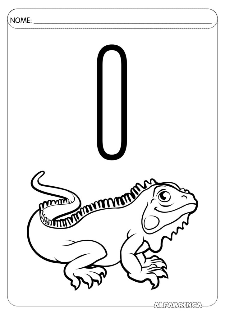 Alfabeto ilustrado para colorir - Alfabrinca - Download gratuito em pdf