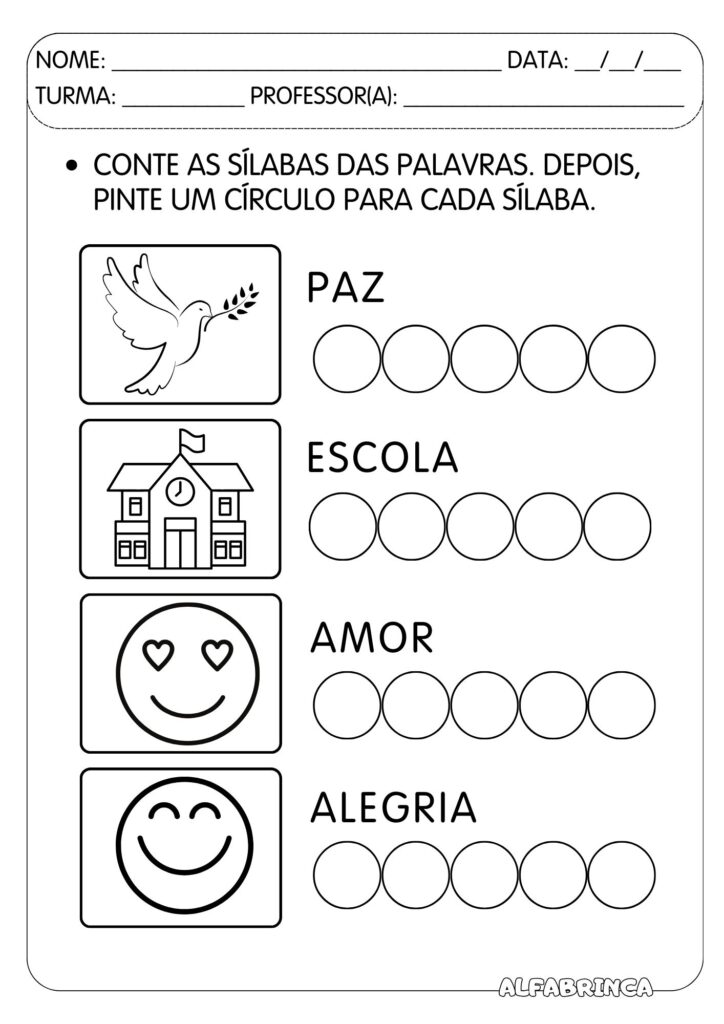 Sequência didática - Livro: O Mundinho sem Bullying - Atividades de interpretação e alfabetização