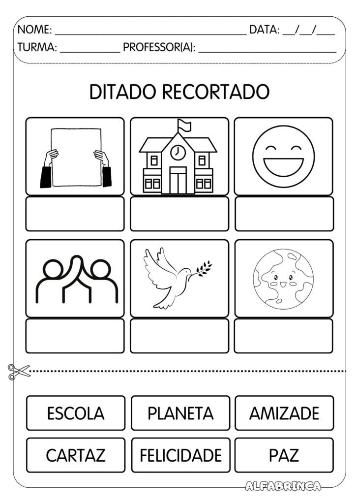 Sequência didática - Livro: O Mundinho sem Bullying - Atividades de interpretação e alfabetização