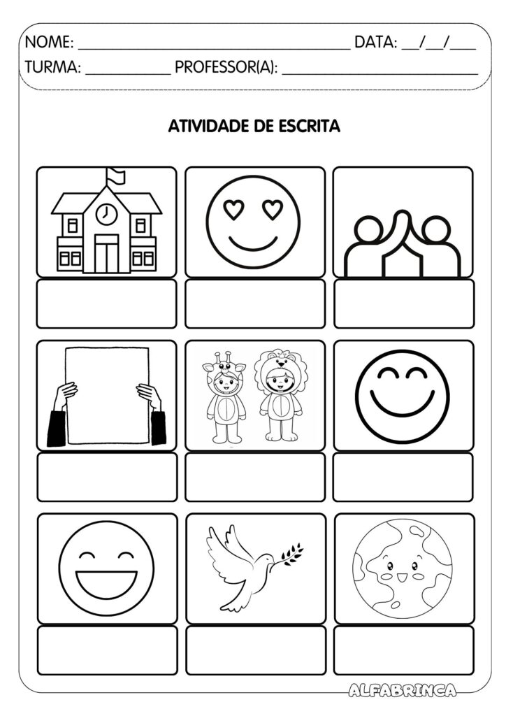 Sequência didática - Livro: O Mundinho sem Bullying - Atividades de interpretação e alfabetização