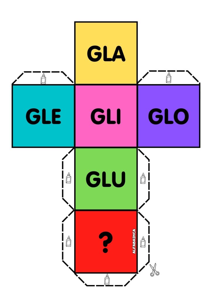 Atividades com GL para Alfabetização |  Leitura + Escrita + Caça-palavras + Ditado + Ficha de leitura - Prontos para Imprimir