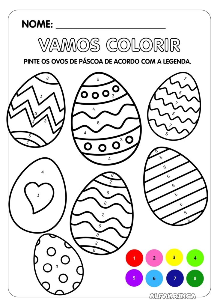 Atividades de Páscoa - 21 páginas prontas para imprimir - Download gratuito - Alfabrinca