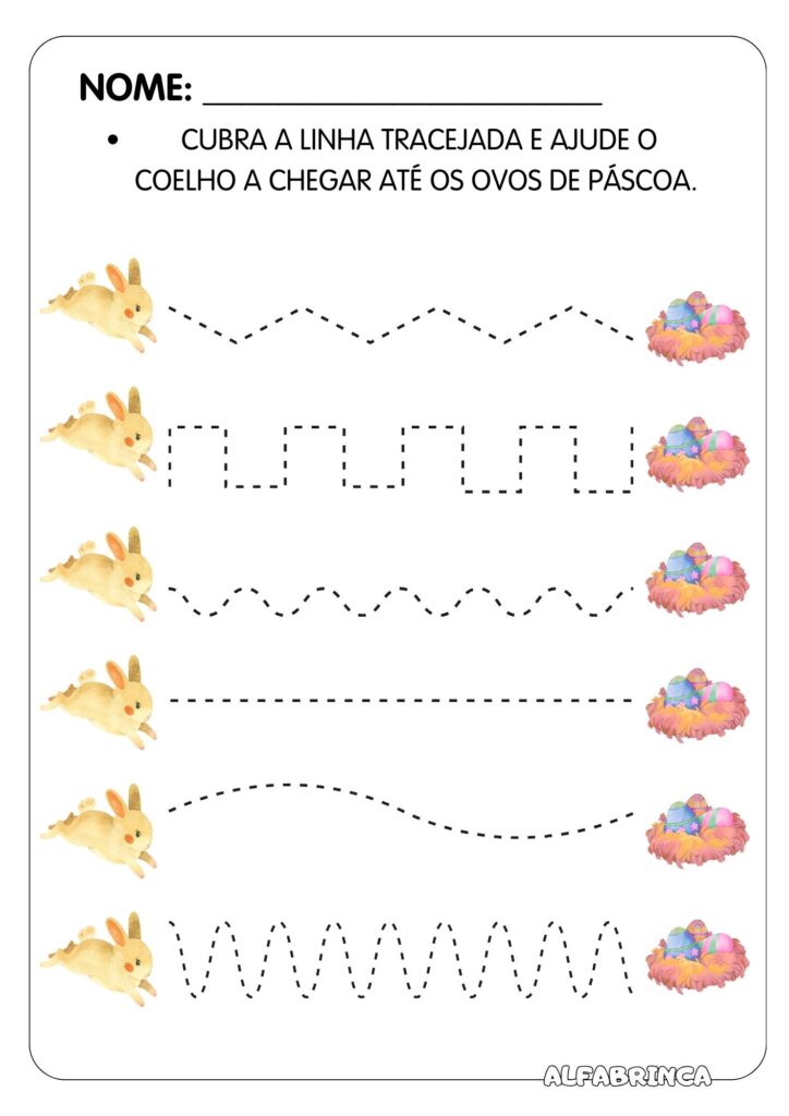 Atividades de Páscoa - 21 páginas prontas para imprimir - Download gratuito - Alfabrinca