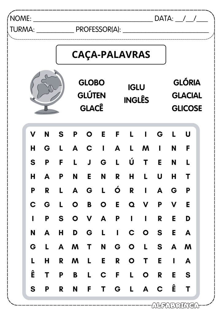 Atividades com GL para Alfabetização – GLA, GLE, GLI, GLO e GLU