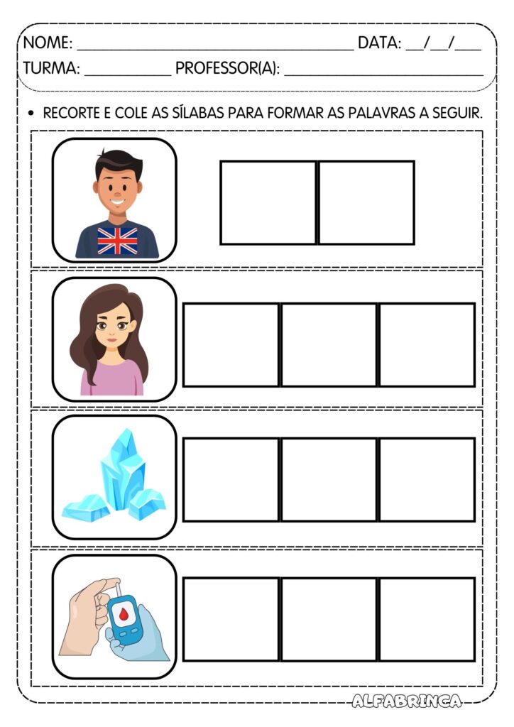 Atividades com GL para Alfabetização |  Leitura + Escrita + Caça-palavras + Ditado + Ficha de leitura - Prontos para Imprimir