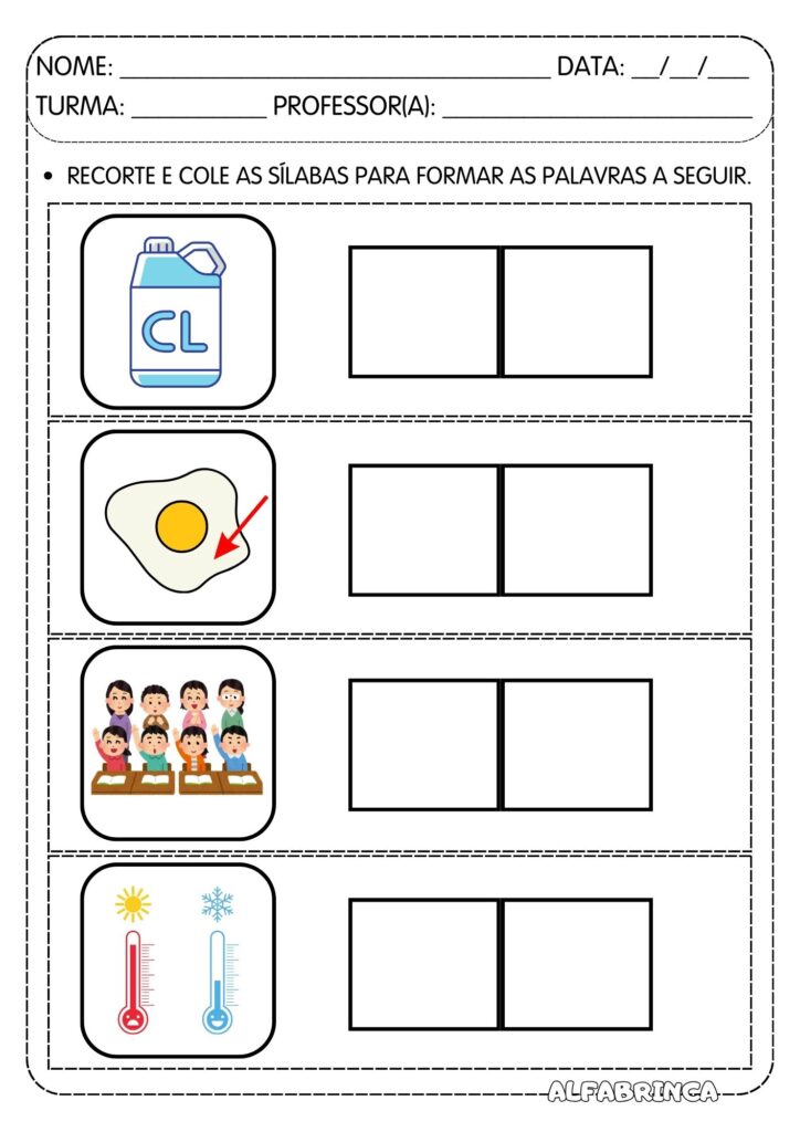 Atividades com CL para Alfabetização | Leitura + Escrita + Caça-palavras + Ditado + Ficha de leitura - Pronto para imprimir
