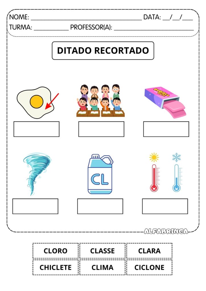 Atividades com CL para Alfabetização | Leitura + Escrita + Caça-palavras + Ditado + Ficha de leitura - Pronto para imprimir
