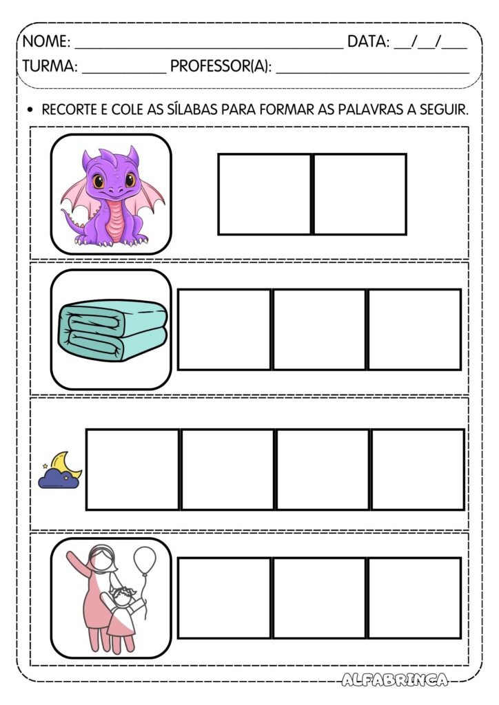 Atividades com DR para Alfabetização | Leitura + Escrita + Caça-palavras + Ditado + Ficha de leitura | Pronto para imprimir