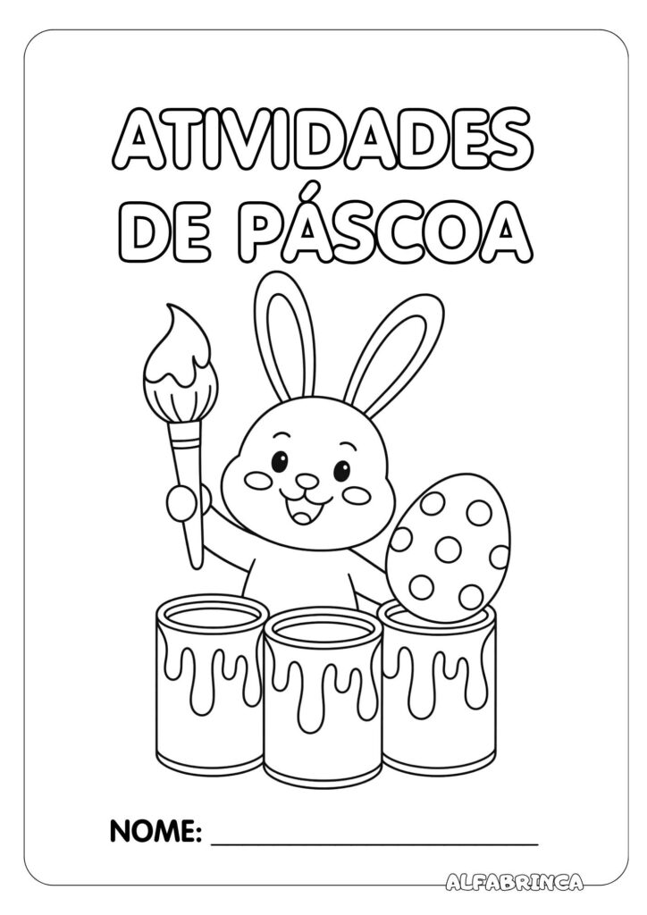 Atividades de Páscoa - 21 páginas prontas para imprimir - Download gratuito - Alfabrinca