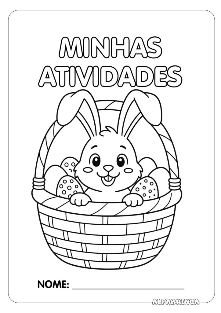Atividades de Páscoa - 21 páginas prontas para imprimir - Download gratuito - Alfabrinca