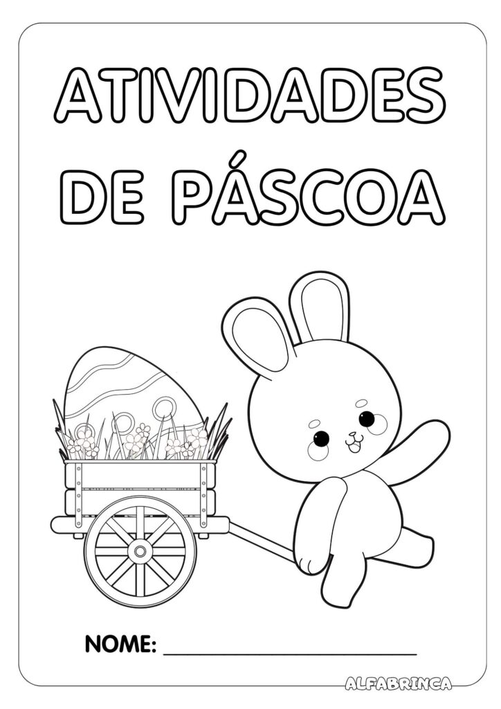 Atividades de Páscoa - 21 páginas prontas para imprimir - Download gratuito - Alfabrinca