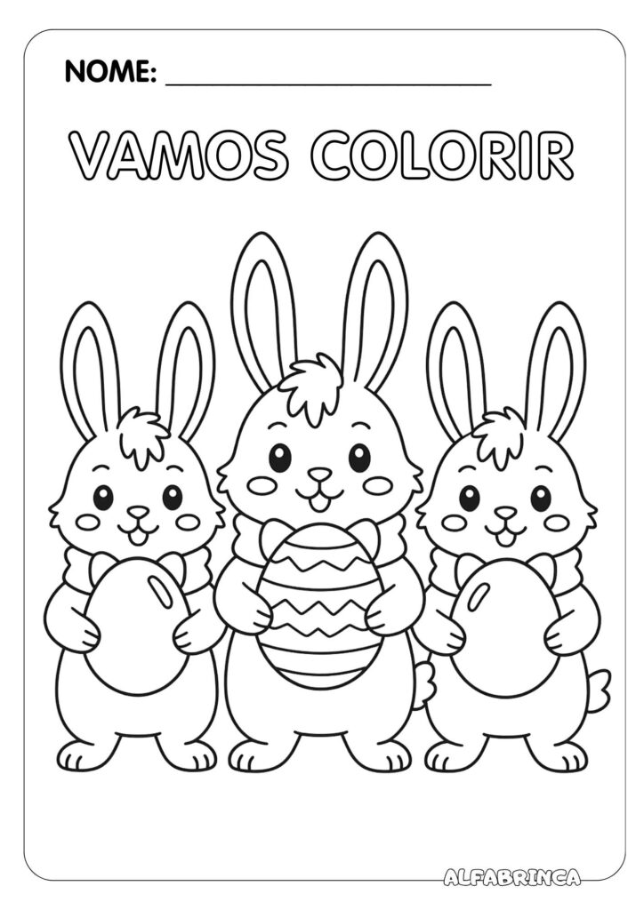Atividades de Páscoa - 21 páginas prontas para imprimir - Download gratuito - Alfabrinca