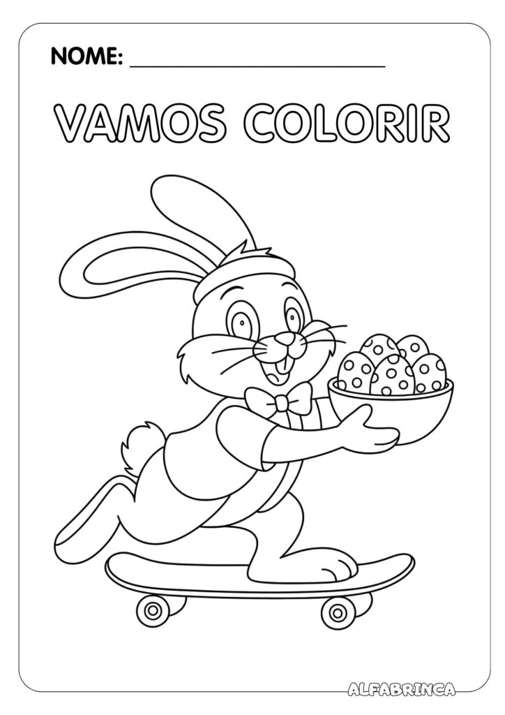 Atividades de Páscoa - 21 páginas prontas para imprimir - Download gratuito - Alfabrinca