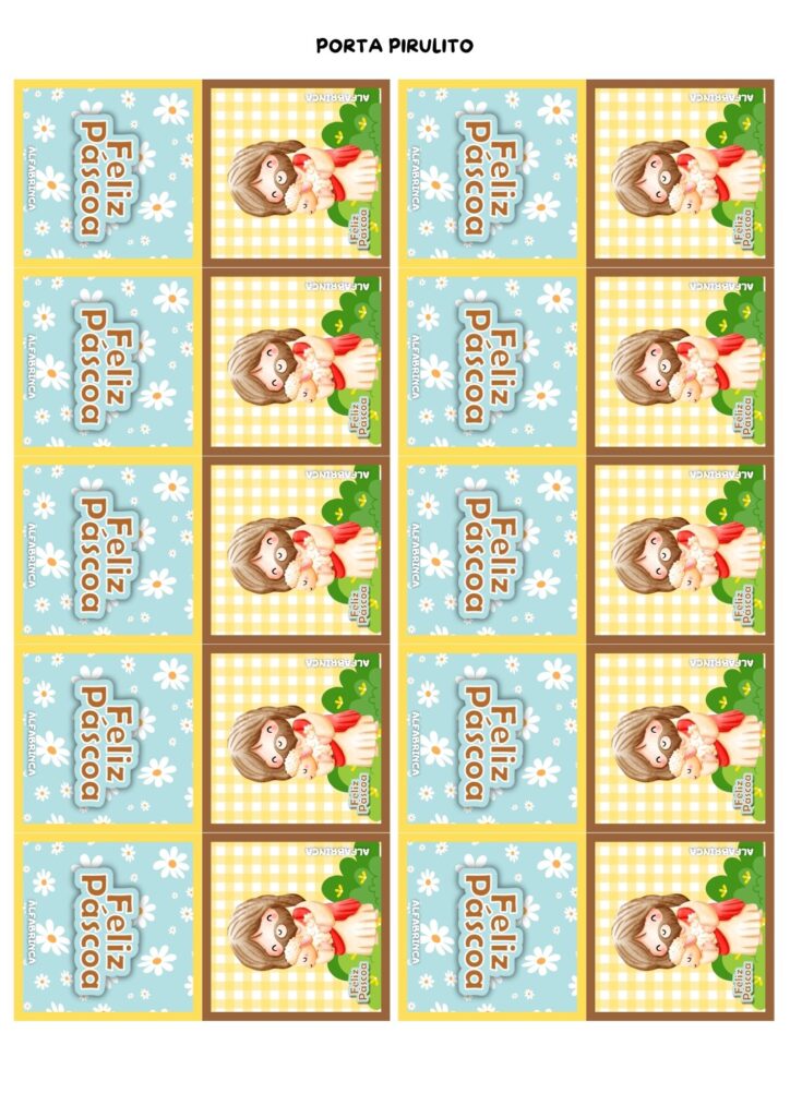 Lembrancinhas - Páscoa Cristã - Pronto para imprimir - Download gratuito