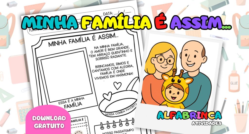 Minha família é assim - Atividade