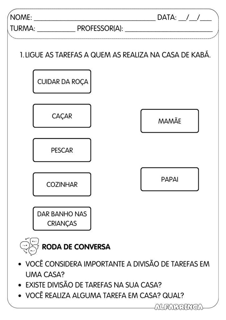 Sequência didática - Kabá Darebu - Interpretação - Alfabetização