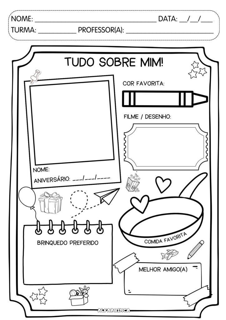 Tudo sobre mim - Trabalhar identidade - Gostos e preferências - Respeito às diferenças