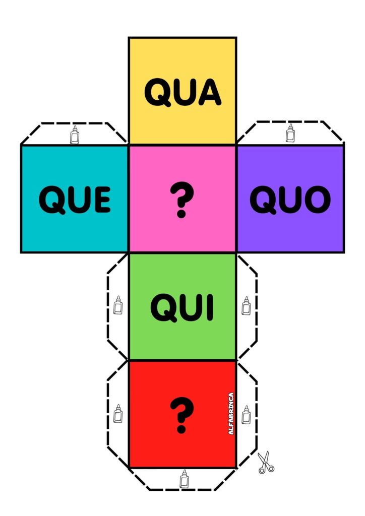 Palavras com QU – Atividades de Alfabetização para Imprimir - Download gratuito