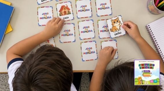 Jogo da memória de aumentativo e diminutivo